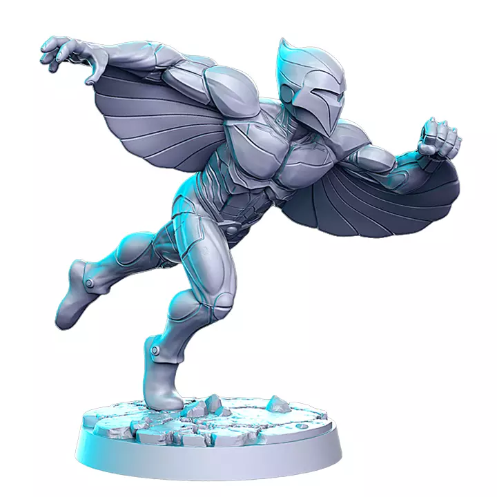 Hawkith Space Enforcer In Combat Mode III - Scale Tabletop Model 3D print model