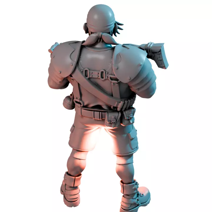 Wedge II - Detailed Tabletop Figurine 3D print model