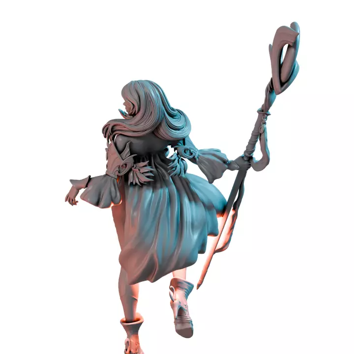 Moonwizard 75mm IV - RPG Tabletop Figure 3D print model