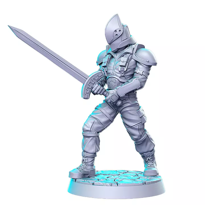 Knight Of The Order VIII - Fantasy 3D Print Model 3D print model