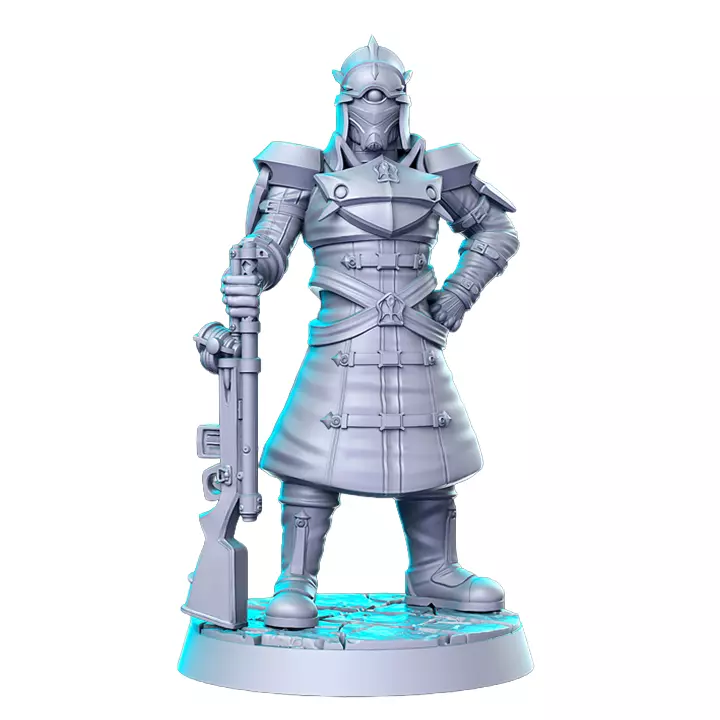 Cerberus Officer IX - RPG Tabletop Figure 3D print model
