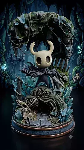 Knight Hollow STL Collector Display Statue Figure Diorama Model