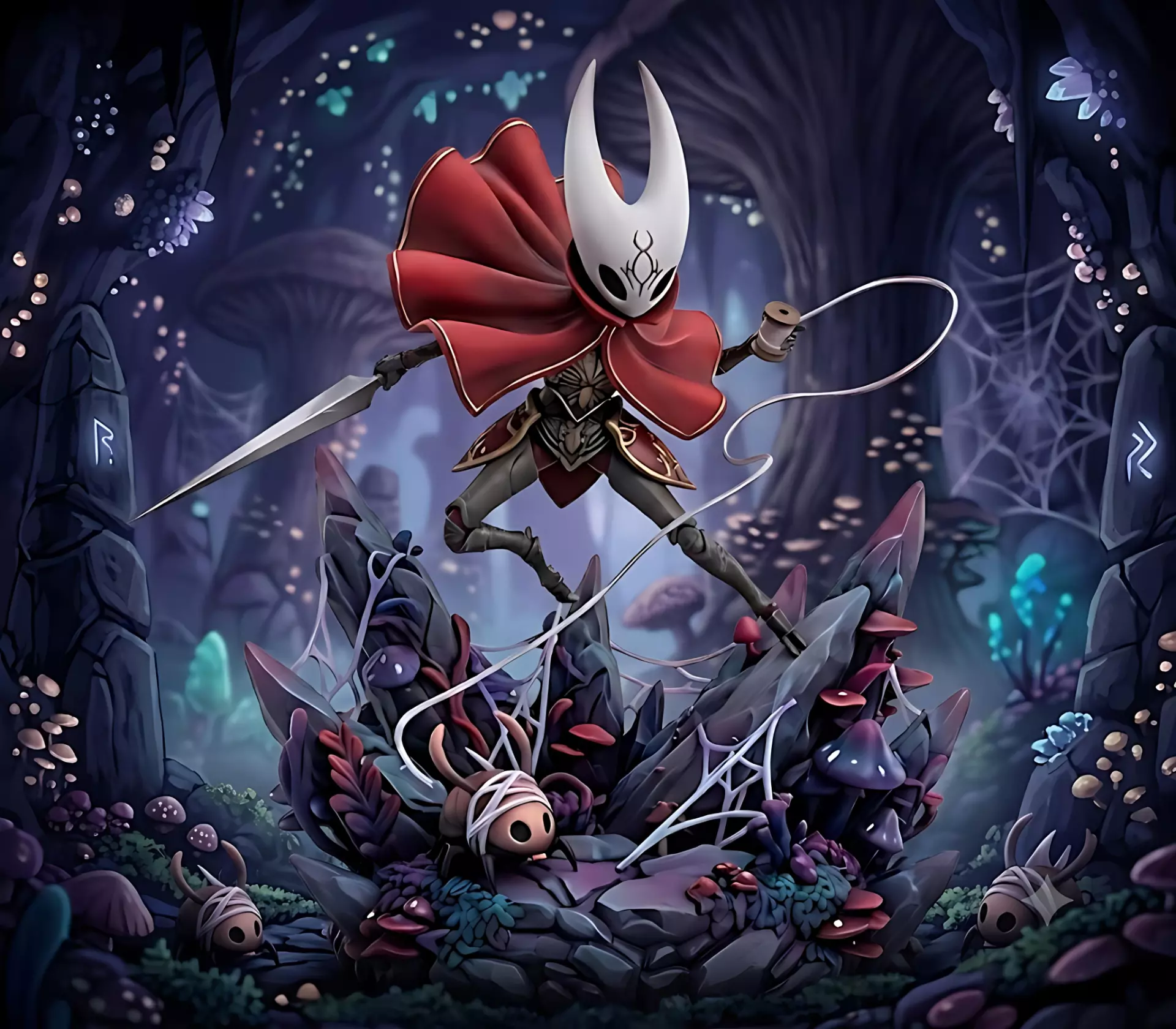 Hornet Hollow Knight STL Collector Display Figure Diorama Models 3D print model