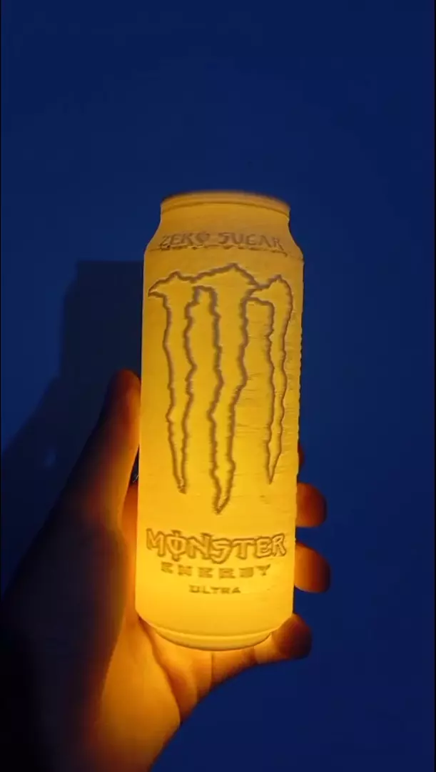 Energy Drink Lamp 3D Model 3D print model