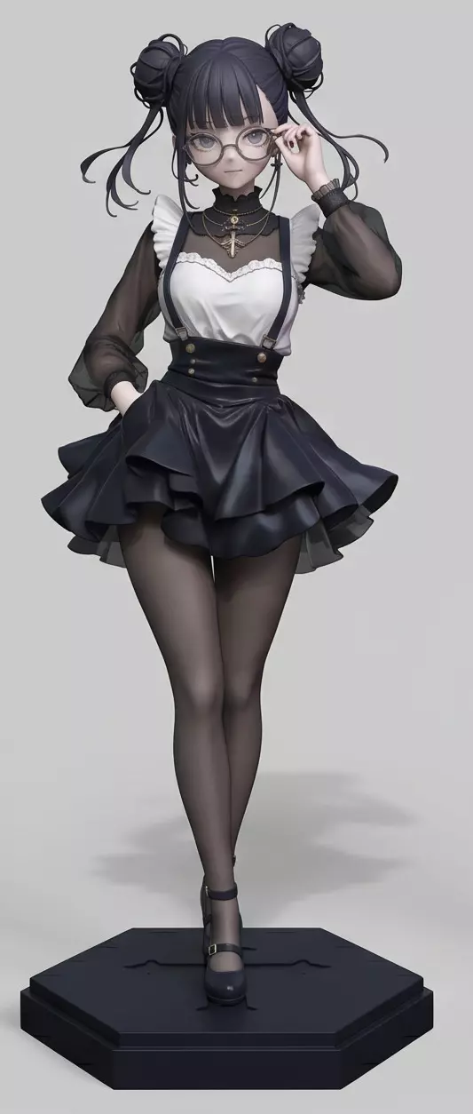 A22 BUN MAIDEN Waifu 3D print model