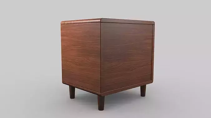 Bed Side Table 3D model 3