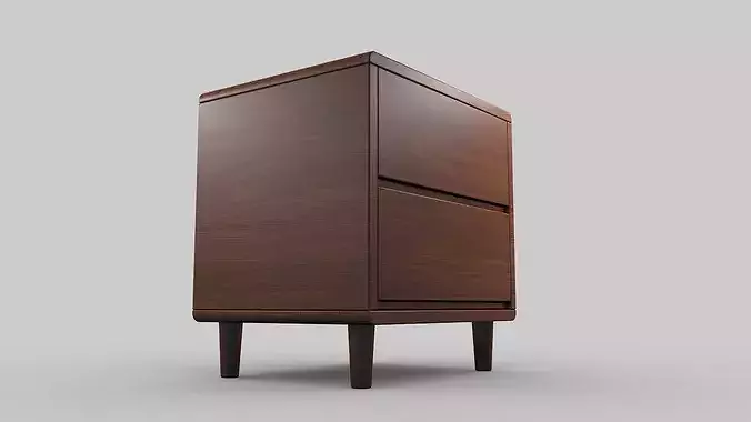 Bed Side Table 3D model 2