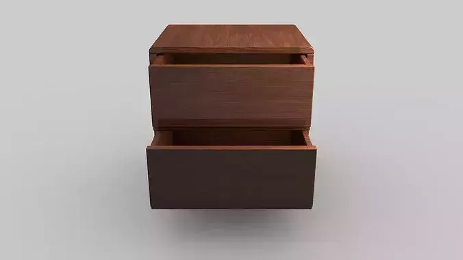 Bed Side Table 3D model 7