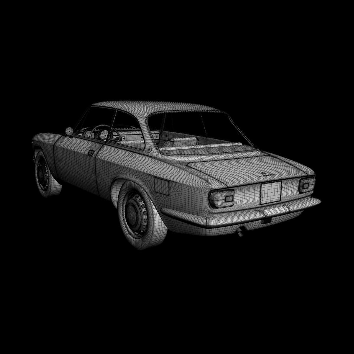 Alfa Romeo Giulia Sprint 1750 GT Veloce 3D model_16