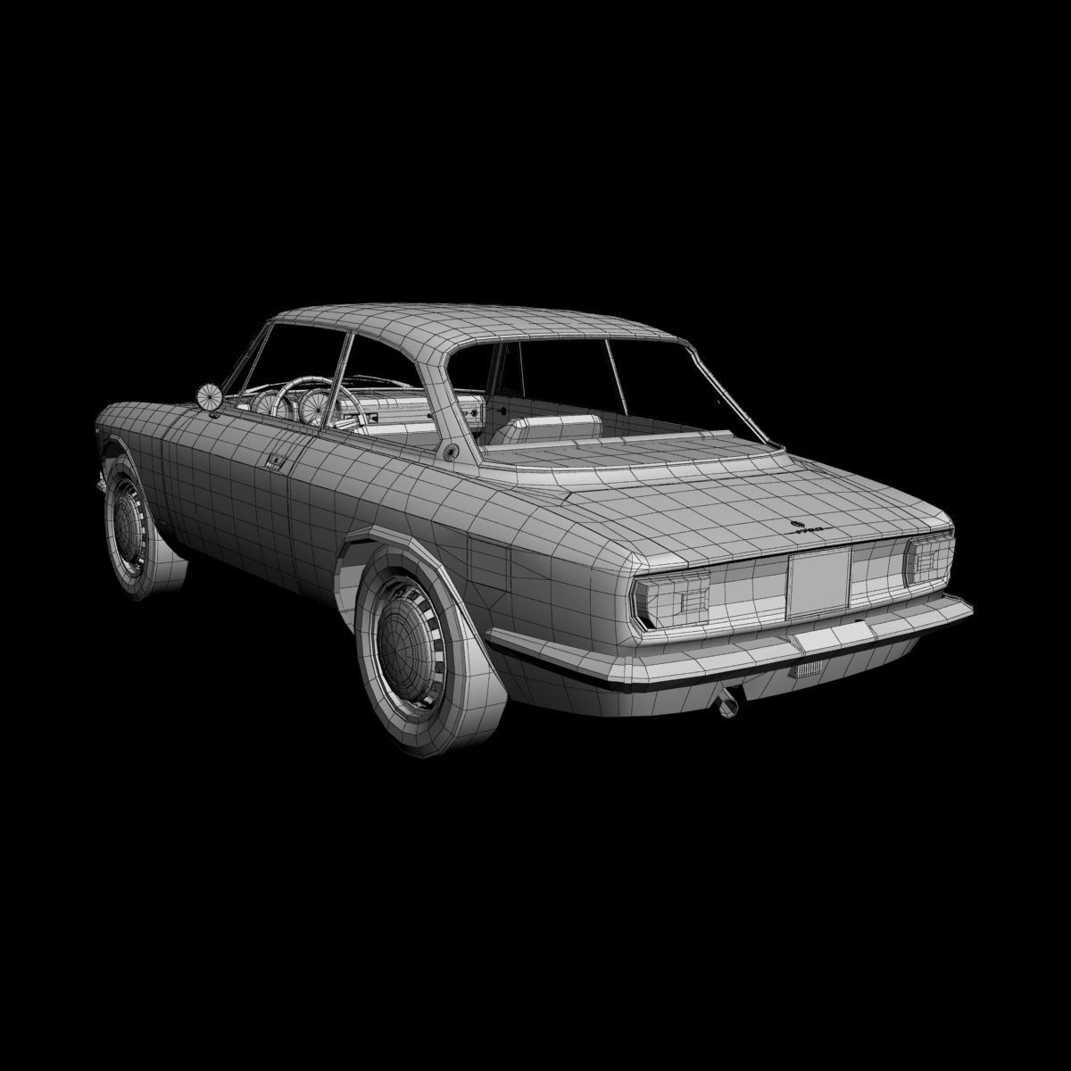 Alfa Romeo Giulia Sprint 1750 GT Veloce 3D model_15