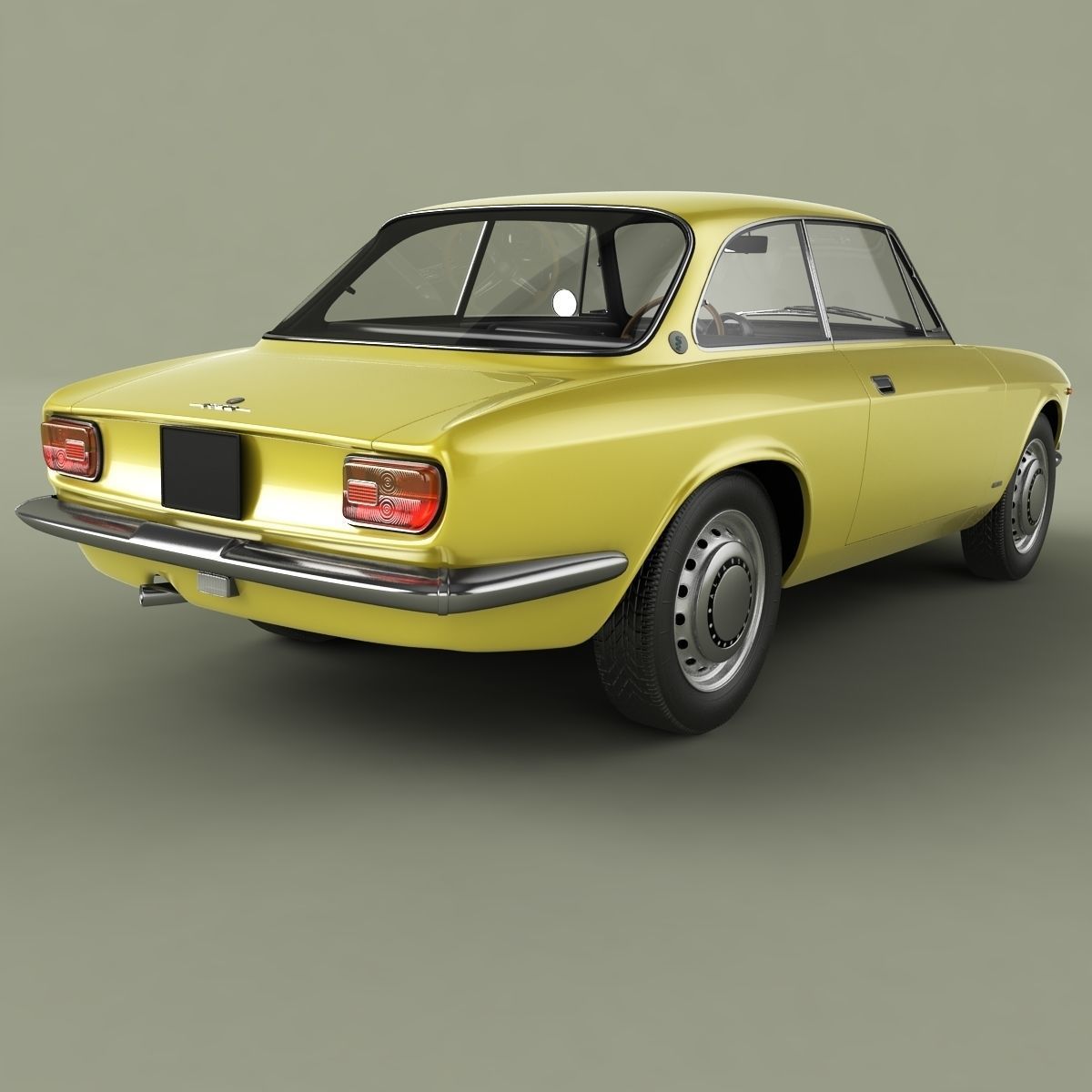 Alfa Romeo Giulia Sprint 1750 GT Veloce 3D model_2