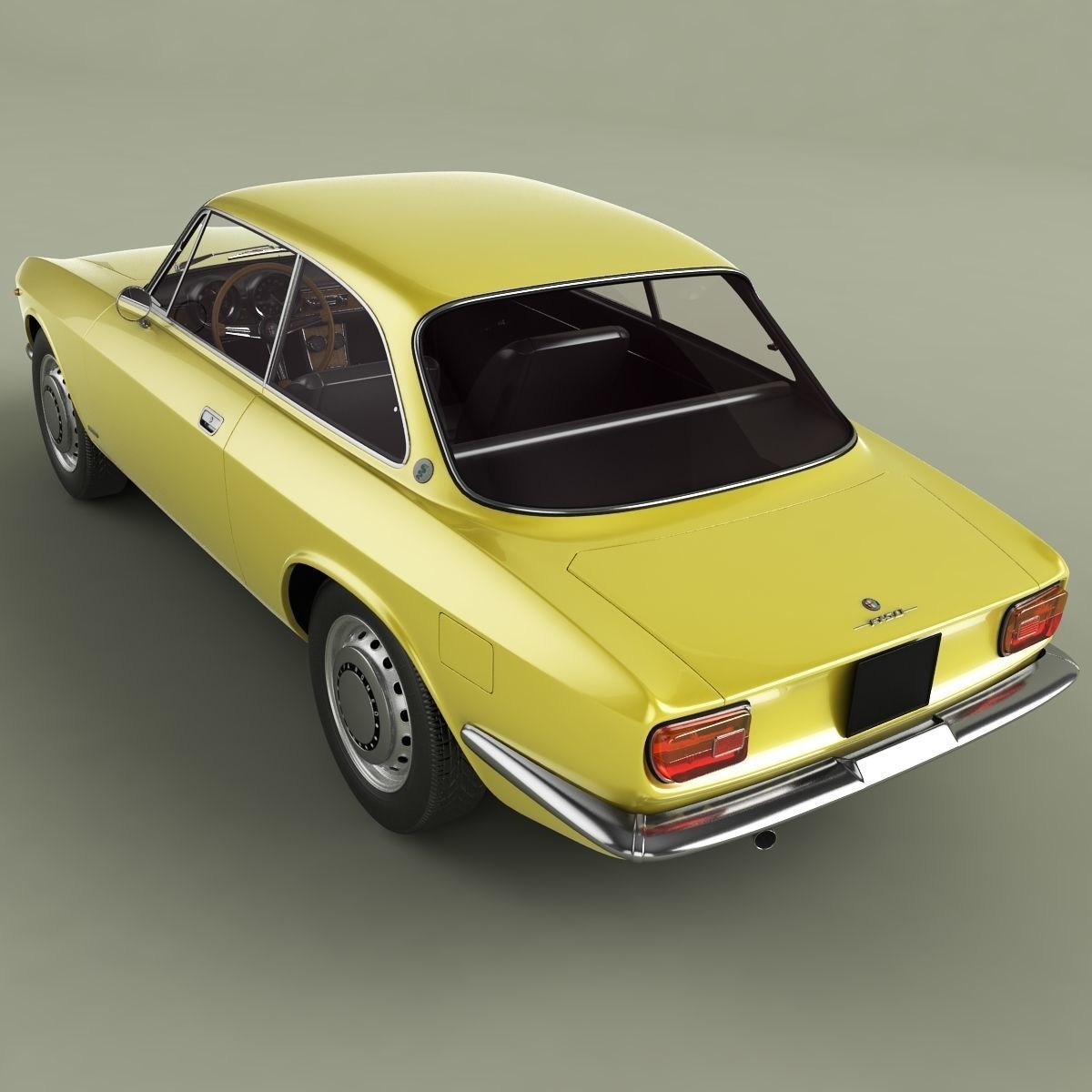 Alfa Romeo Giulia Sprint 1750 GT Veloce 3D model_7