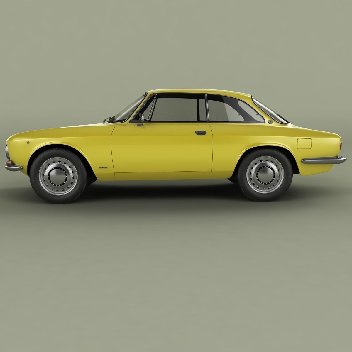 Alfa Romeo Giulia Sprint 1750 GT Veloce 3D model_1
