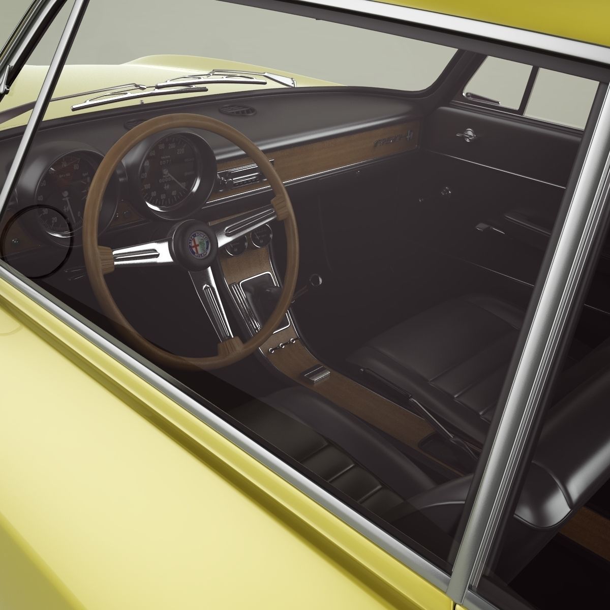 Alfa Romeo Giulia Sprint 1750 GT Veloce 3D model_8
