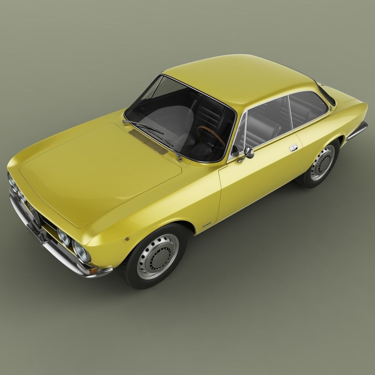 Alfa Romeo Giulia Sprint 1750 GT Veloce 3D model_5