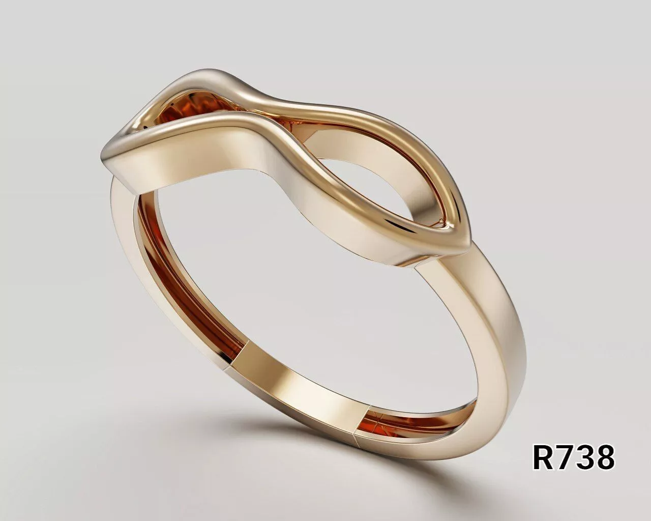 Beautiful minimalist ring 3D print model