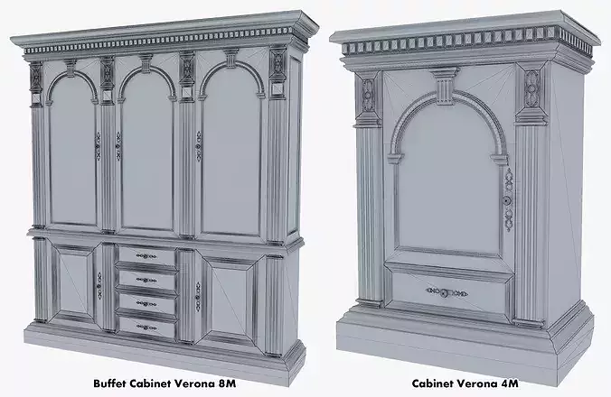 Verona Classic Furniture Full Pack 26 Models 7