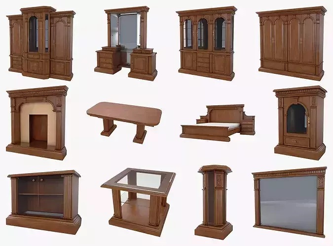 Verona Classic Furniture Full Pack 26 Models