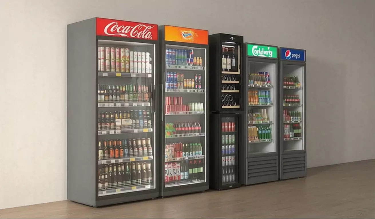 Refrigerators and freezers beverage coolers 3D model