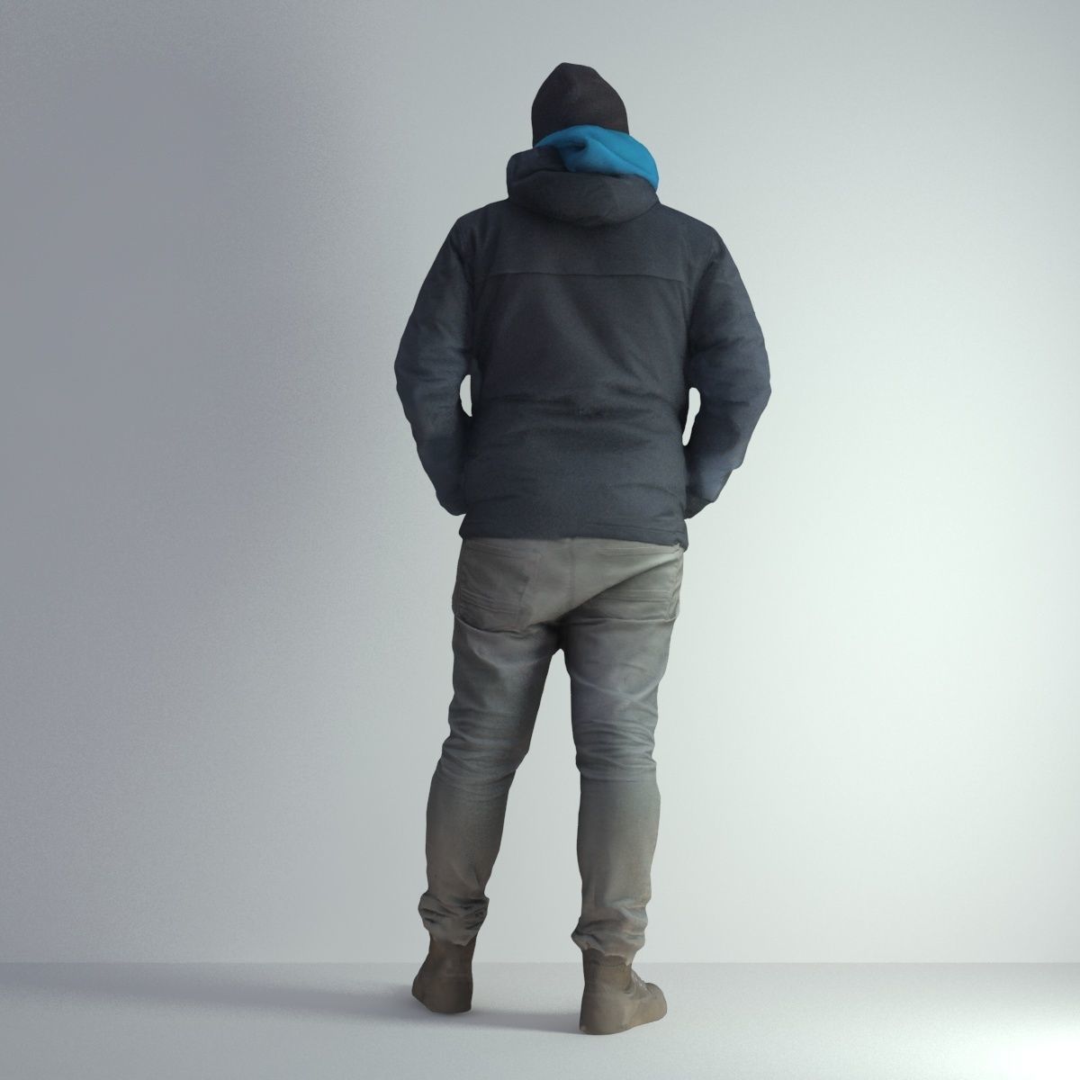 3D Scan Man Winter 001 3D model_23