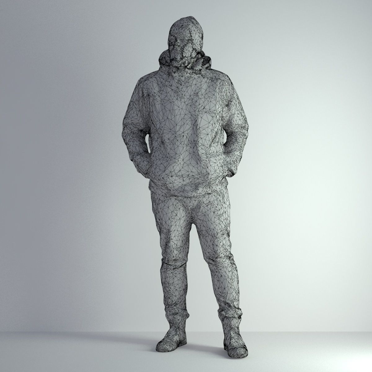 3D Scan Man Winter 001 3D model_1