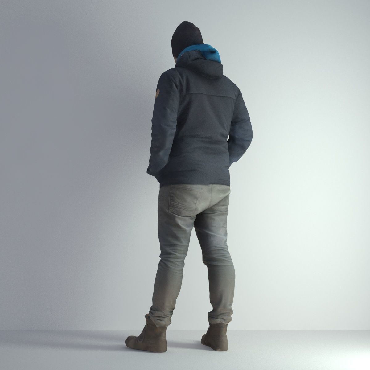 3D Scan Man Winter 001 3D model_27
