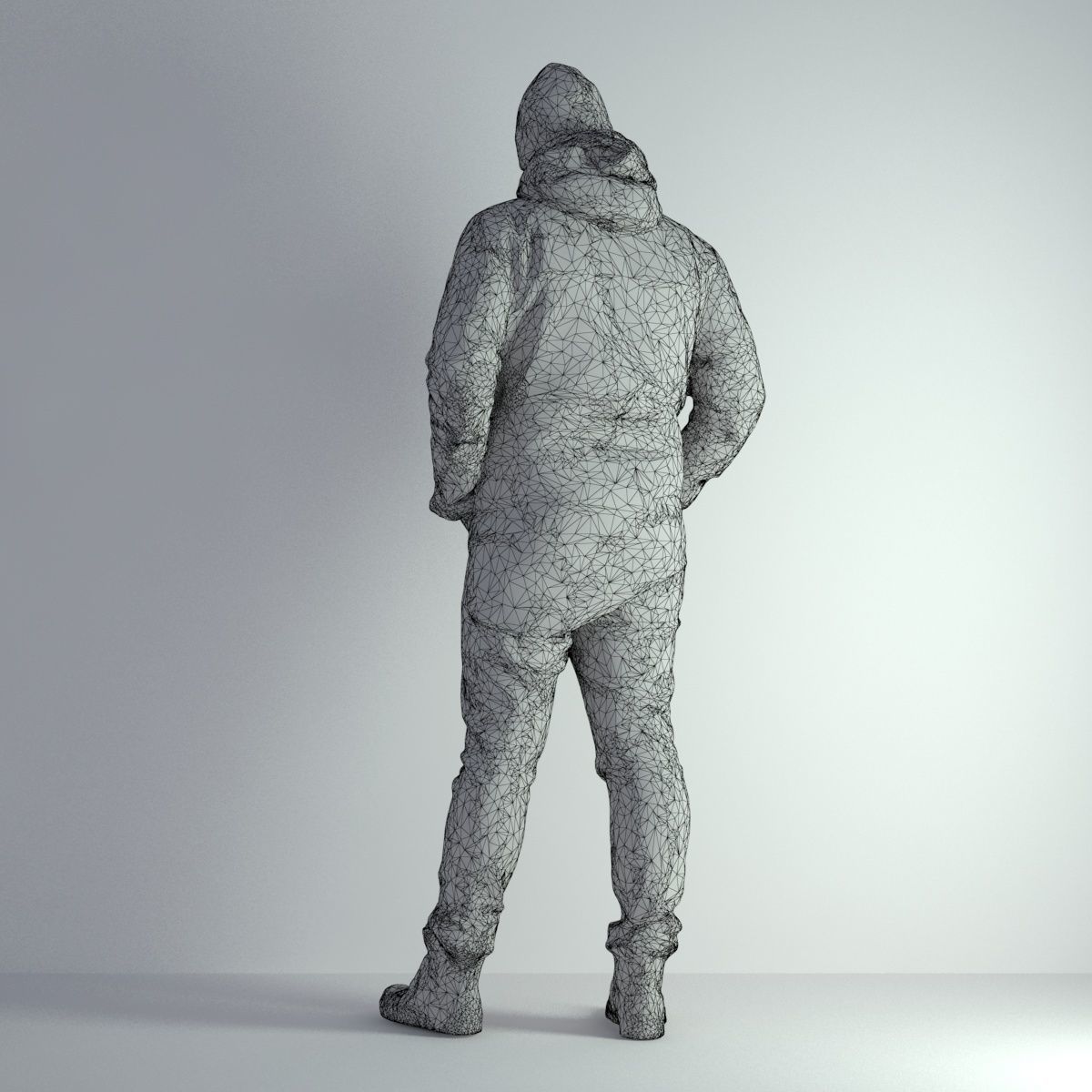 3D Scan Man Winter 001 3D model_3