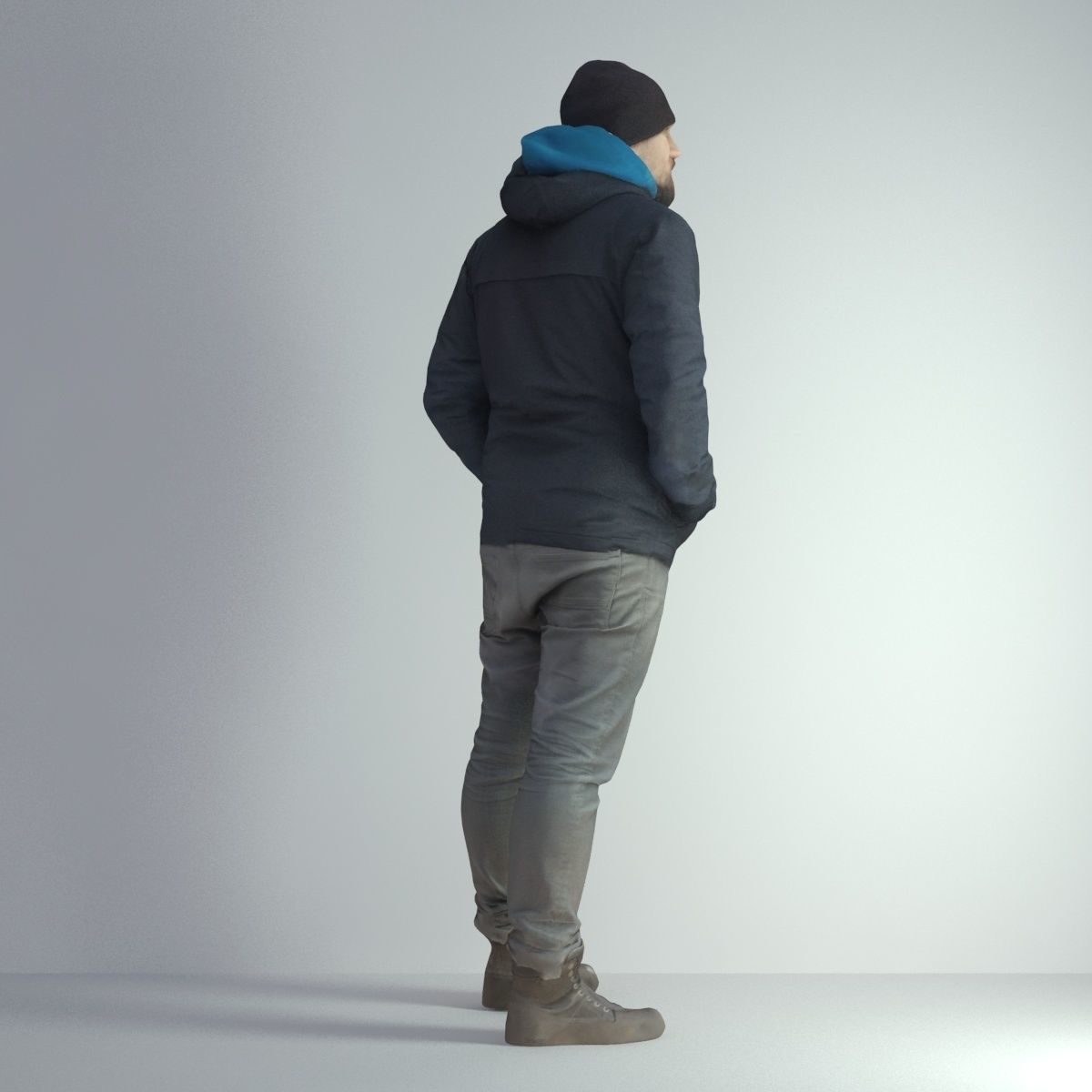 3D Scan Man Winter 001 3D model_18