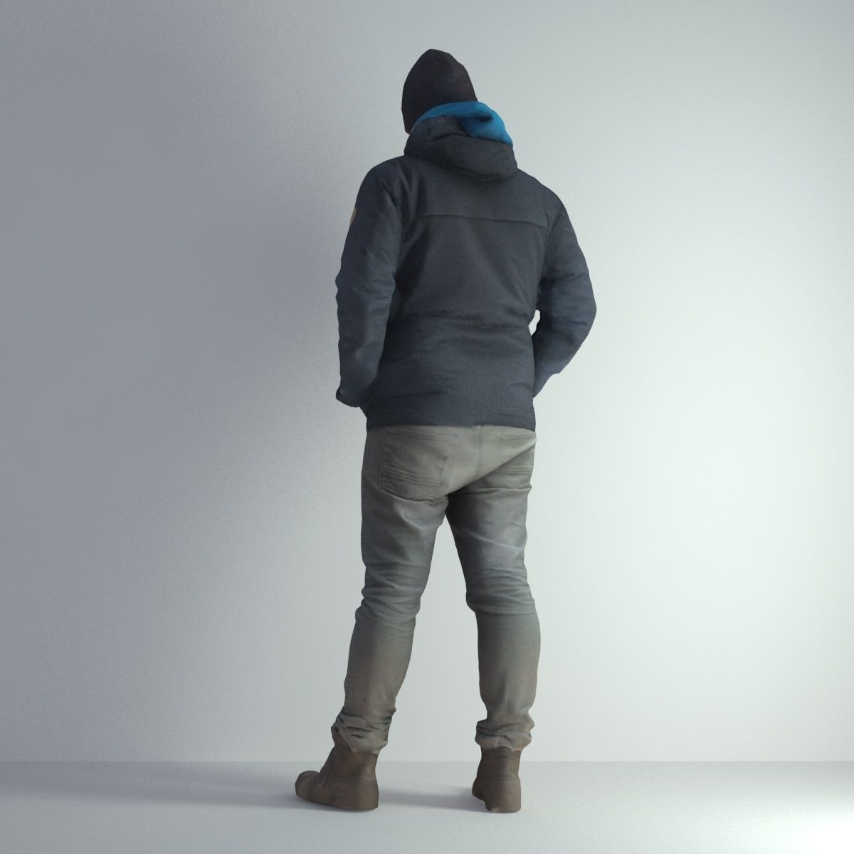 3D Scan Man Winter 001 3D model_26