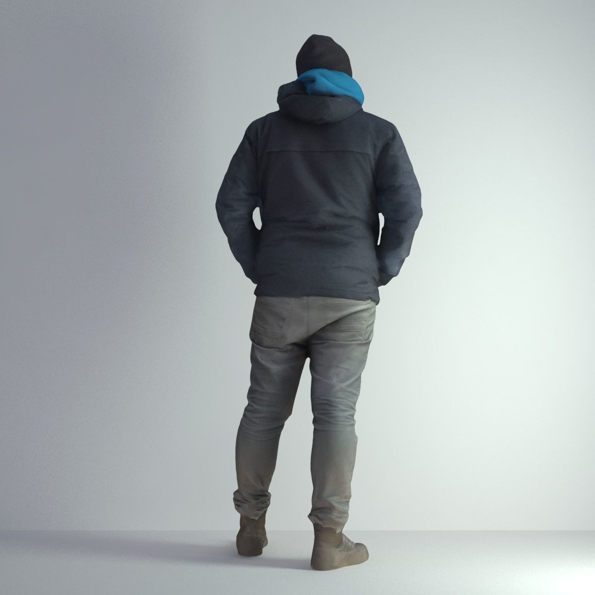 3D Scan Man Winter 001 3D model_22