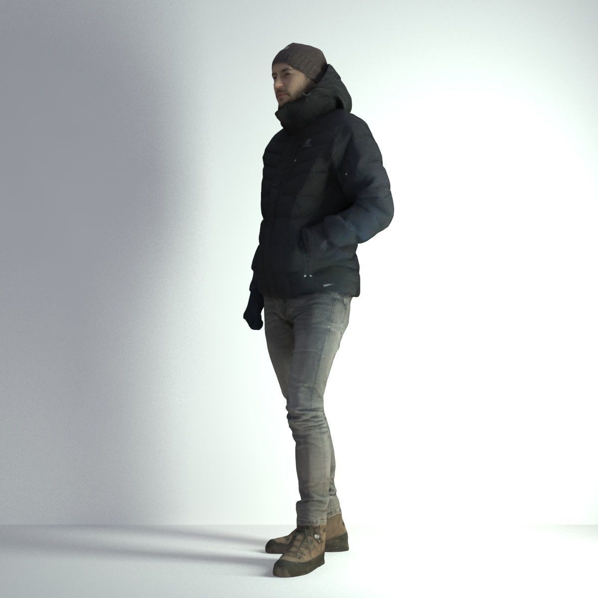 3D Scan Man Winter 003 3D model_37