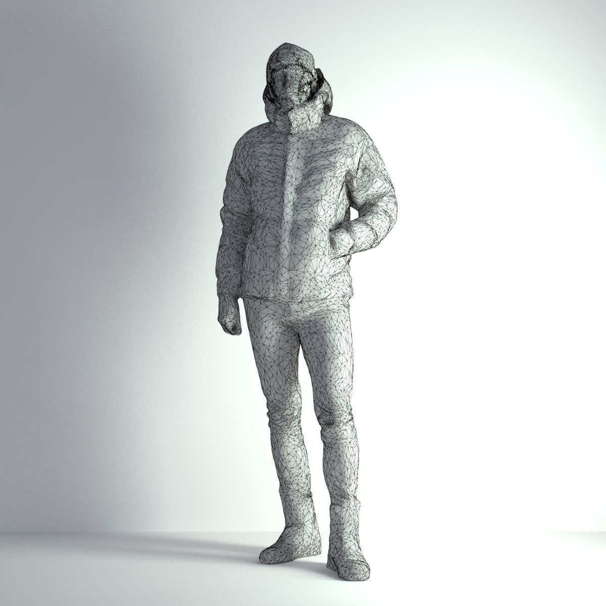 3D Scan Man Winter 003 3D model_1
