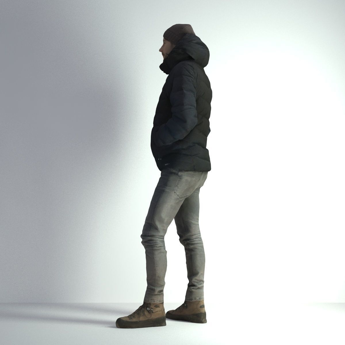 3D Scan Man Winter 003 3D model_32