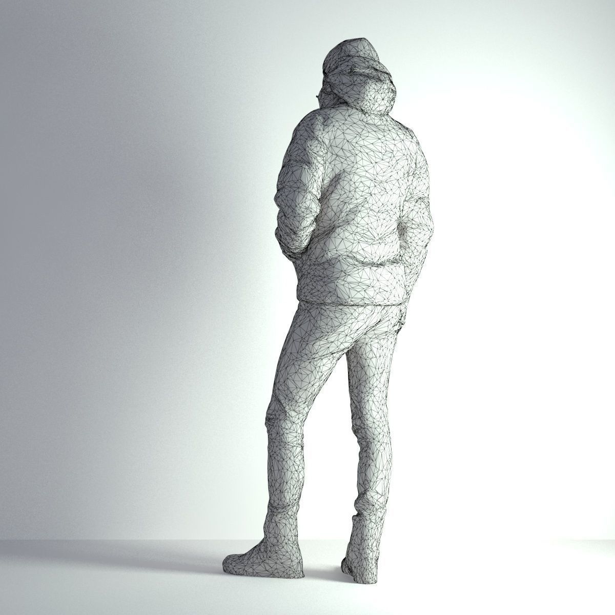 3D Scan Man Winter 003 3D model_3