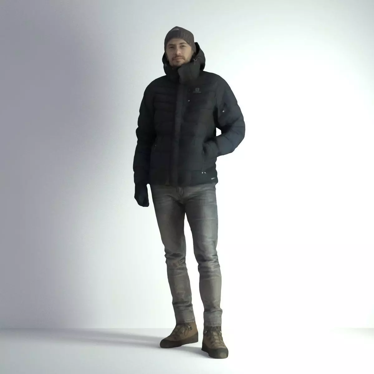 3D Scan Man Winter 003 3D model_0
