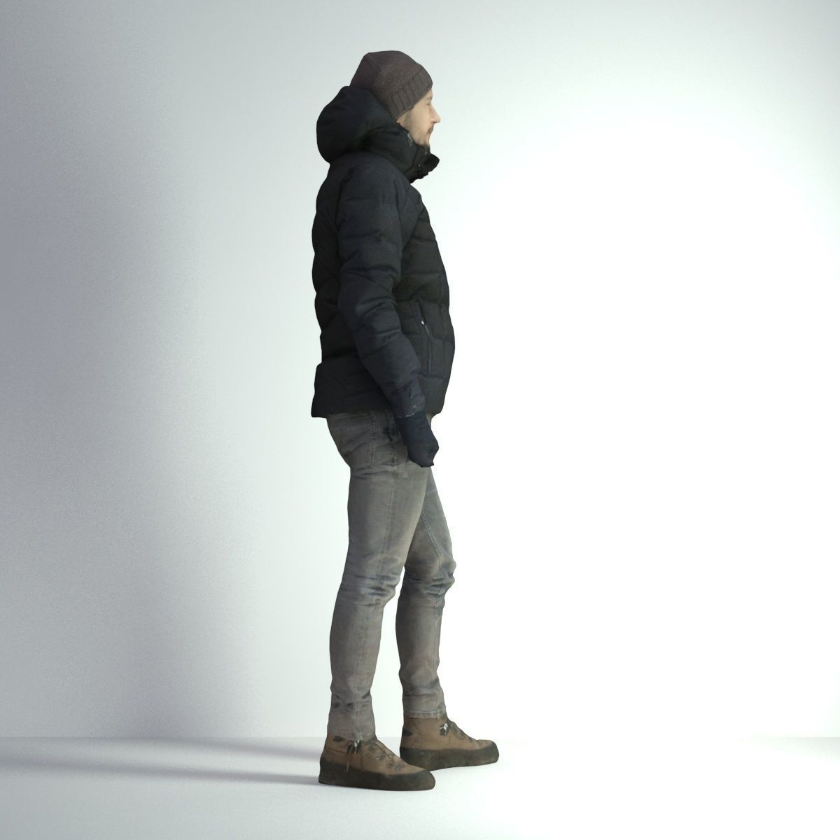 3D Scan Man Winter 003 3D model_16