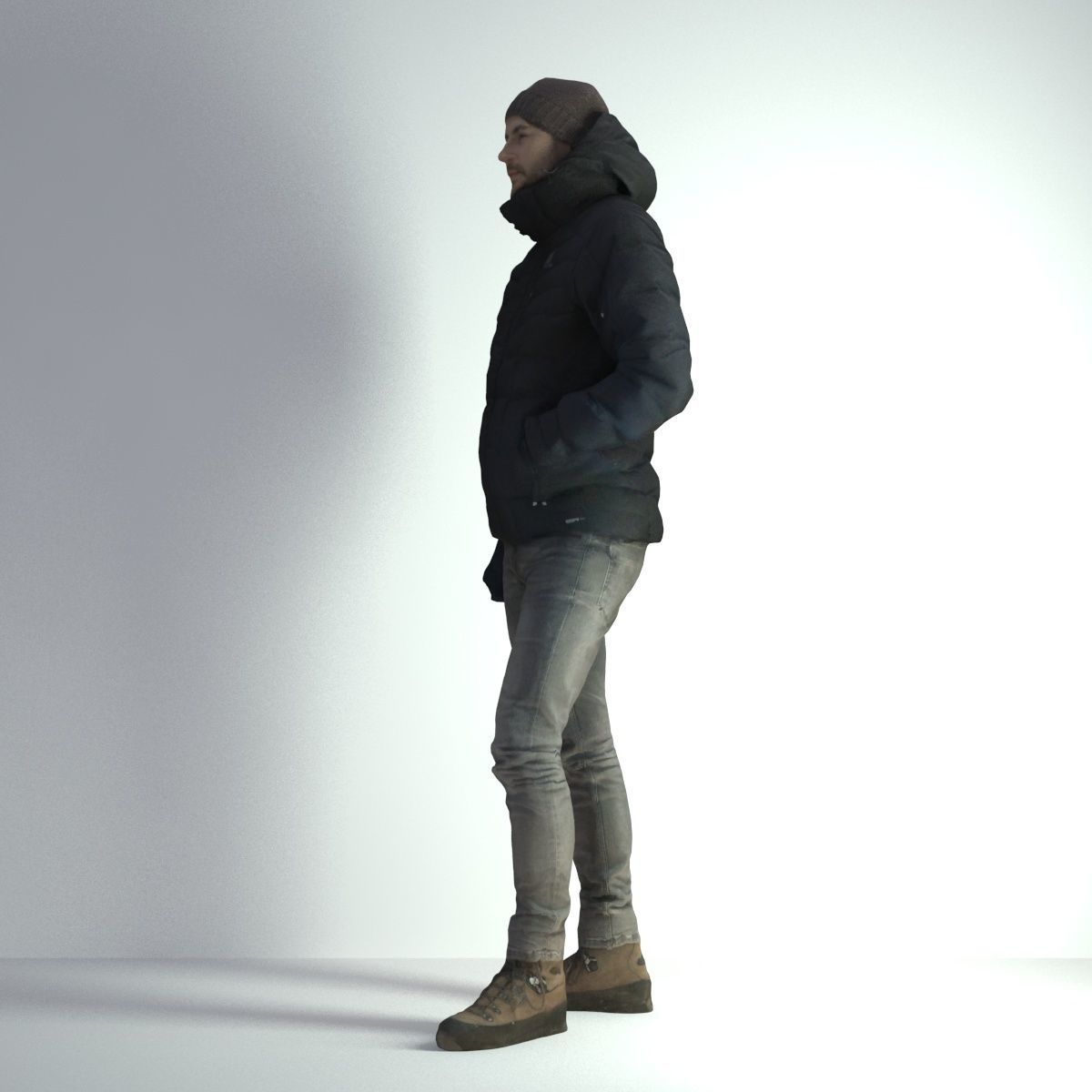 3D Scan Man Winter 003 3D model_35
