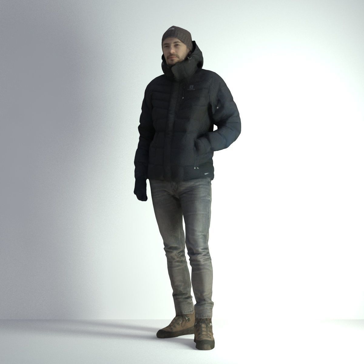 3D Scan Man Winter 003 3D model_40