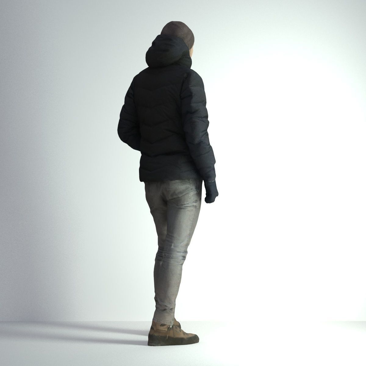 3D Scan Man Winter 003 3D model_20