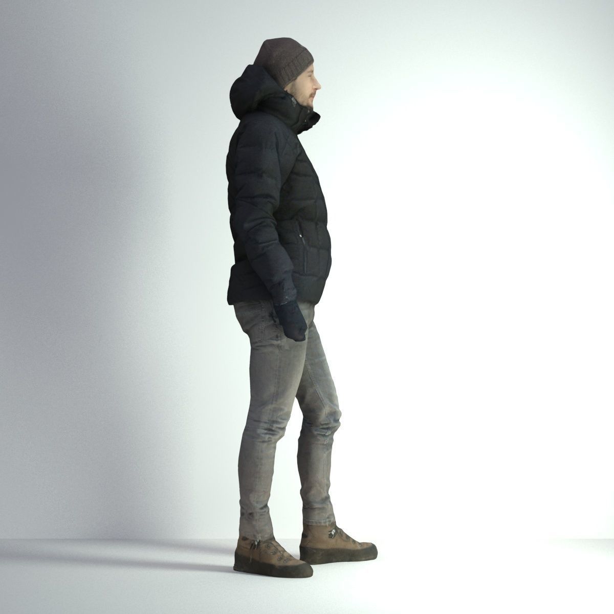 3D Scan Man Winter 003 3D model_15