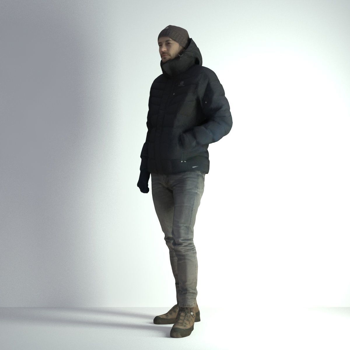 3D Scan Man Winter 003 3D model_38