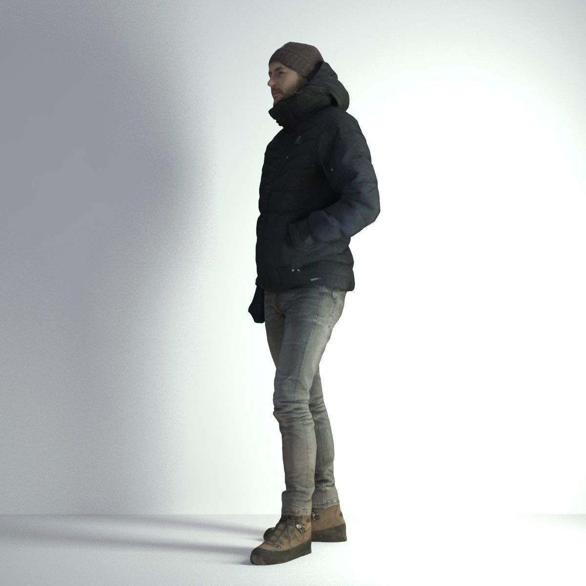 3D Scan Man Winter 003 3D model_36