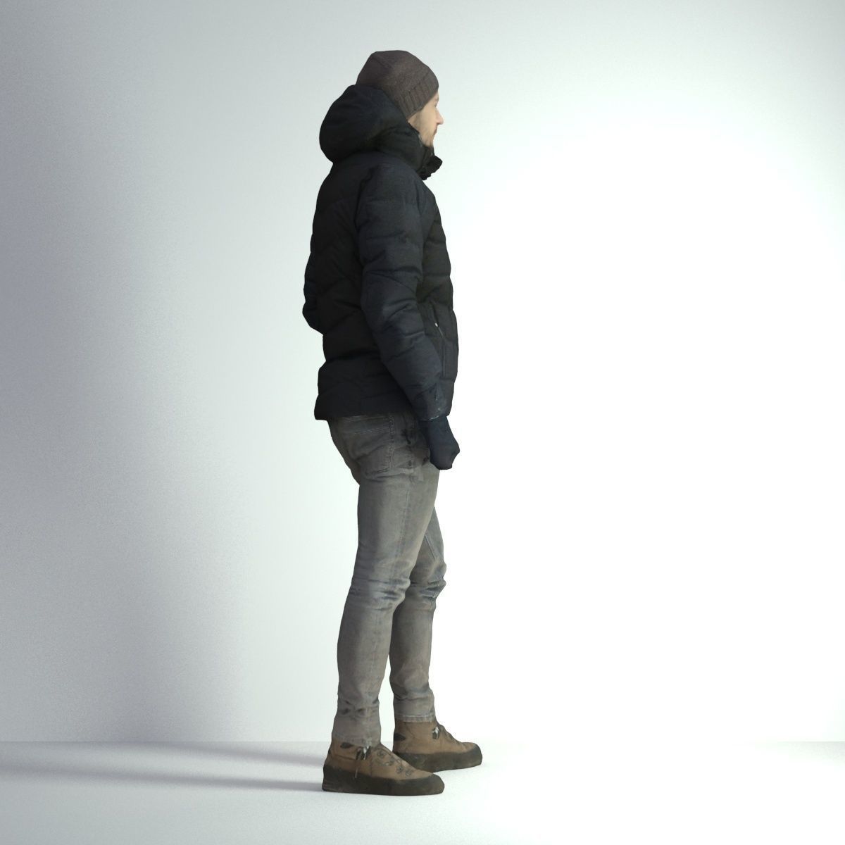 3D Scan Man Winter 003 3D model_17