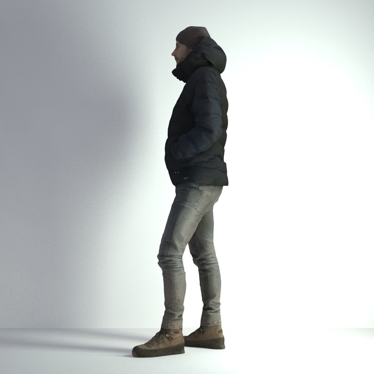 3D Scan Man Winter 003 3D model_33