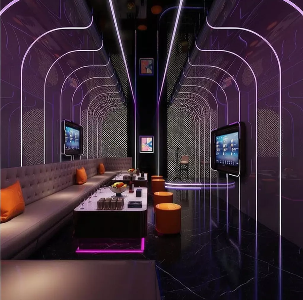 Modern Entertainment and Leisure Audio-Visual Room 3D Model 3D model