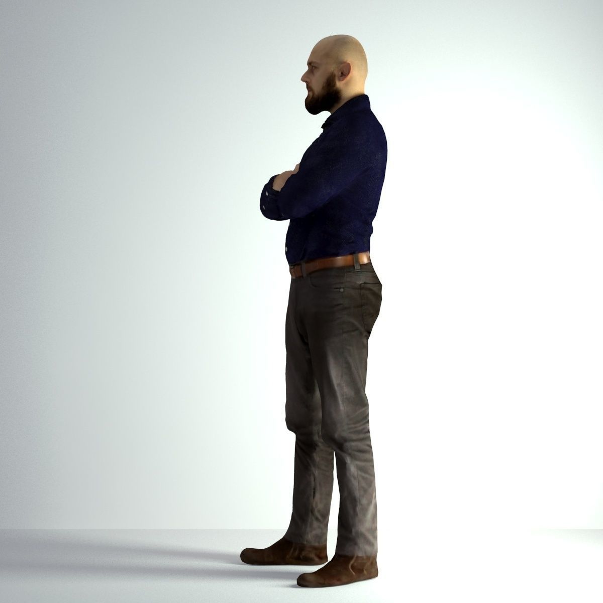 3D Scan Man Office 004 3D model_33