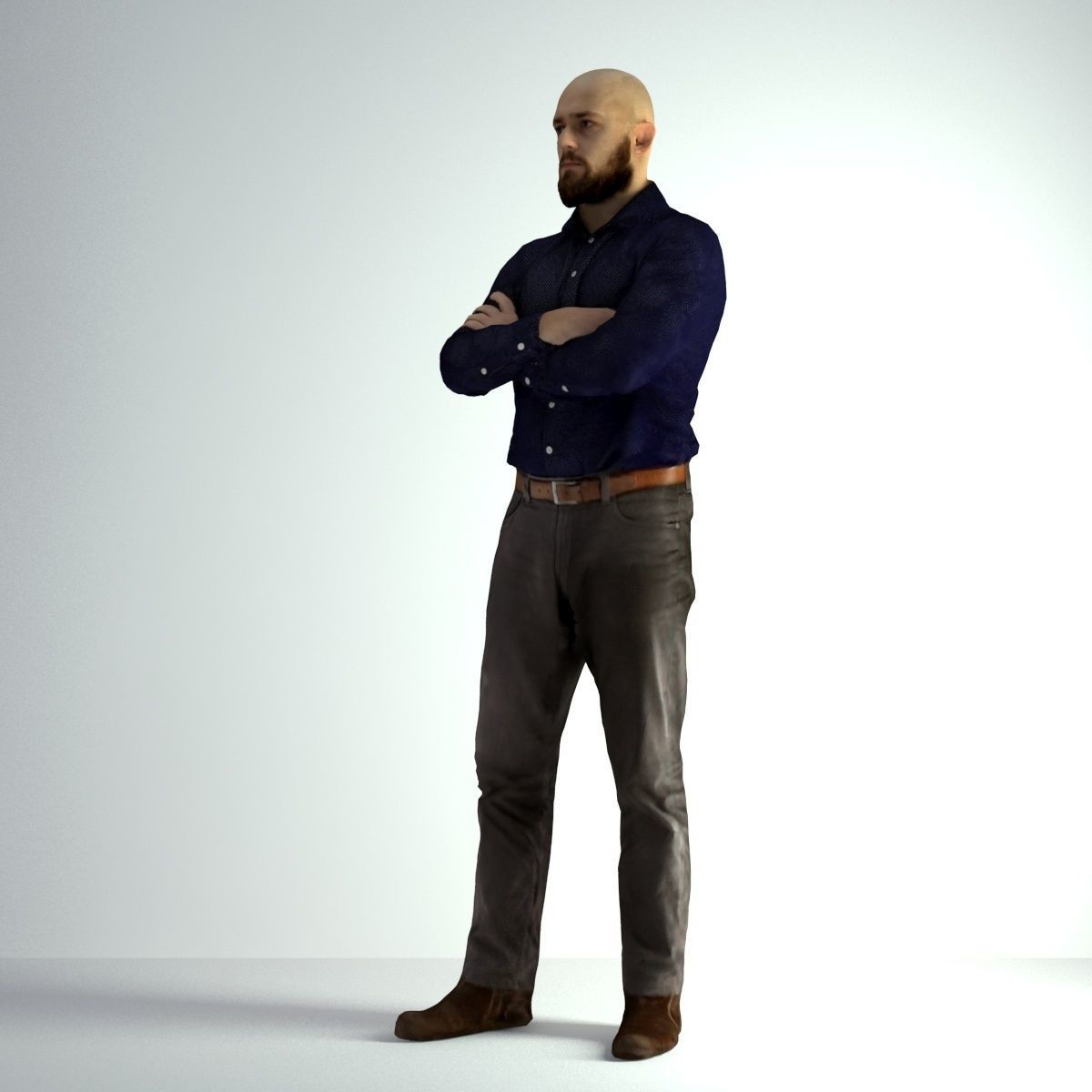 3D Scan Man Office 004 3D model_37