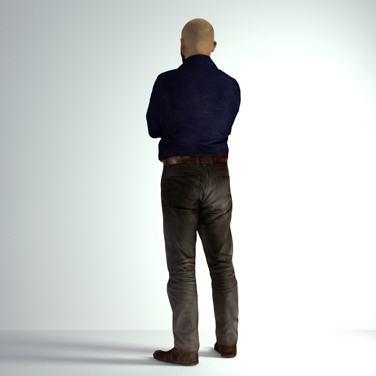 3D Scan Man Office 004 3D model_25