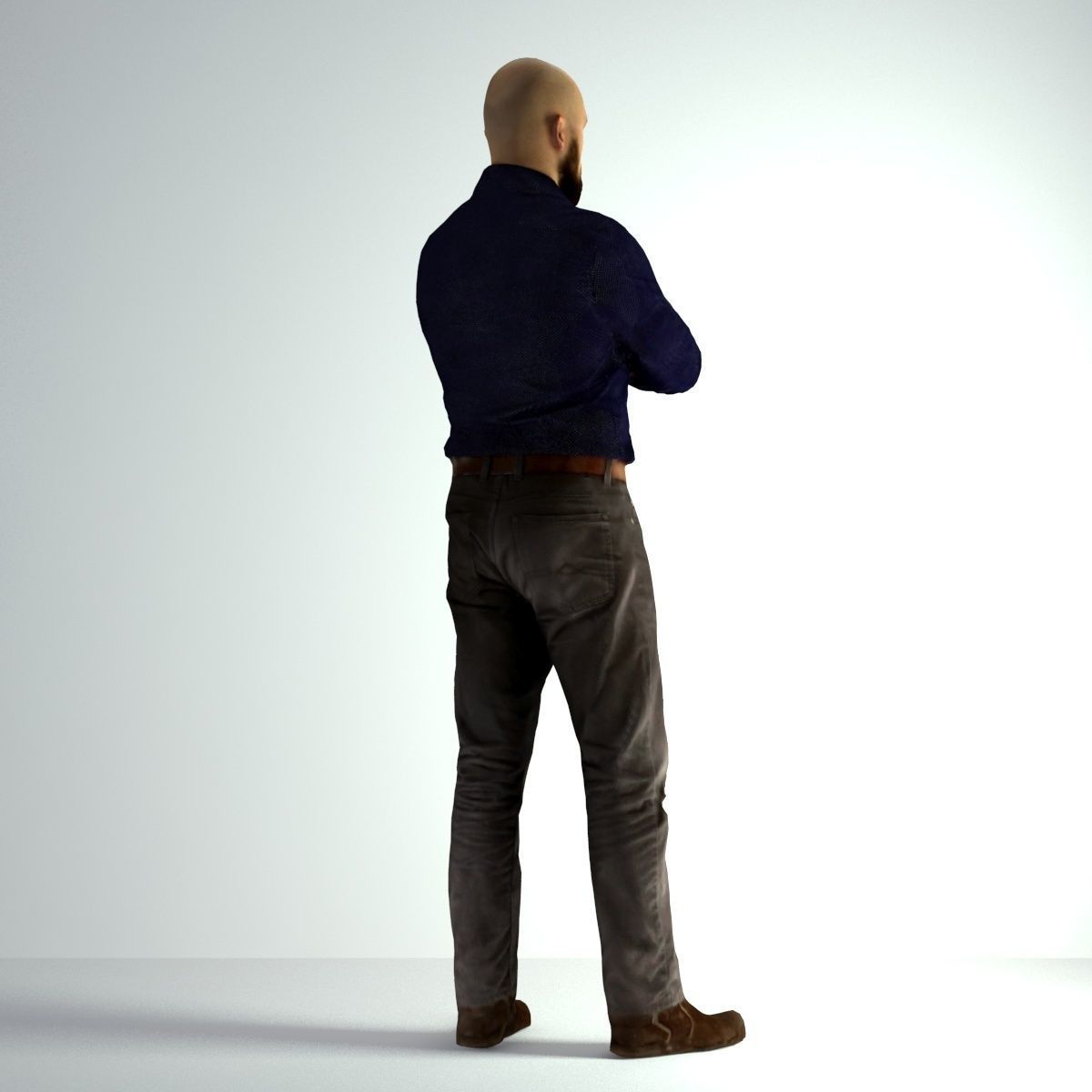 3D Scan Man Office 004 3D model_19