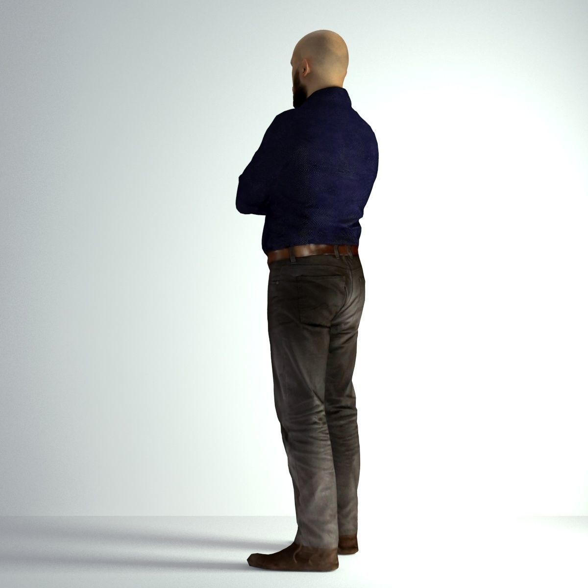 3D Scan Man Office 004 3D model_28